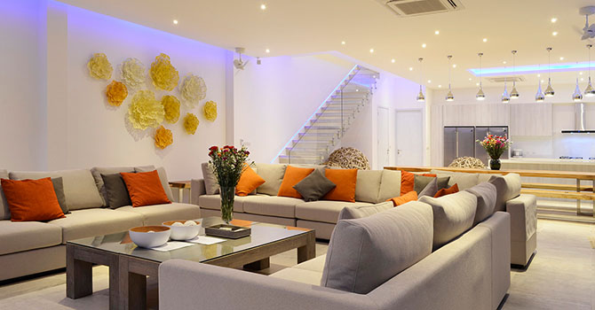 Ao Yon Beach Villa  Living Room