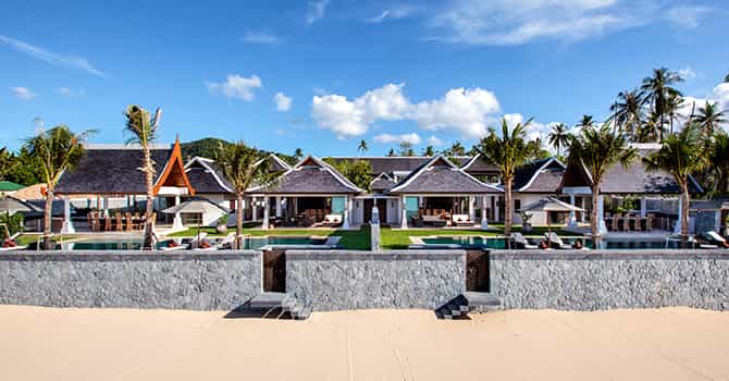 Miskawaan Beach Villa  Arial view 1