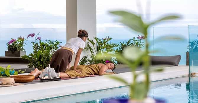 Villa Blue View  Massage area