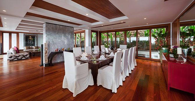 Villa Yang Som  Dining Room